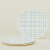Bamboo Melamine Dinner Plate Set