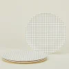 Bamboo Melamine Dinner Plate Set