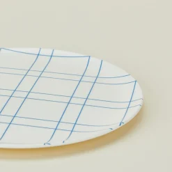 Bamboo Melamine Dinner Plate Set