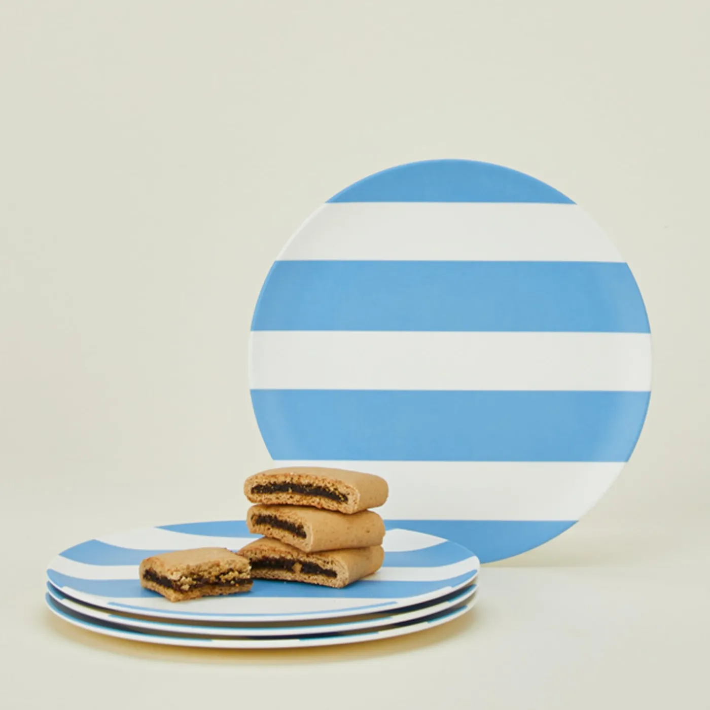 Bamboo Melamine Side Plate Set