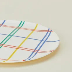 Bamboo Melamine Side Plate Set