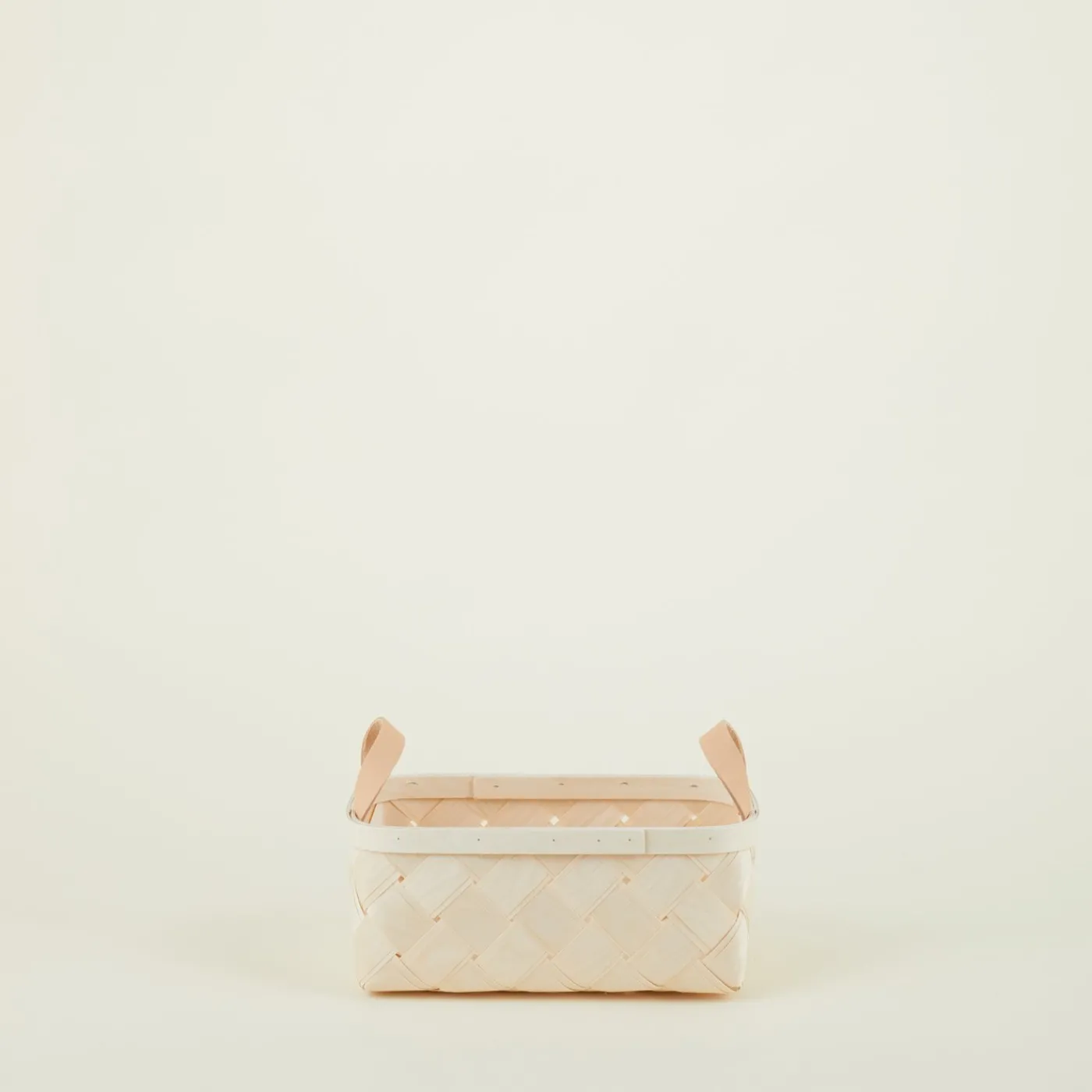 Birch + Leather Basket