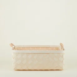 Birch + Leather Basket