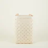Birch + Leather Hamper