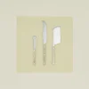 Bistrot Set of 3 Cheese Knives - Faux Horn