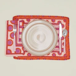 Block Printed Quilted Placemat