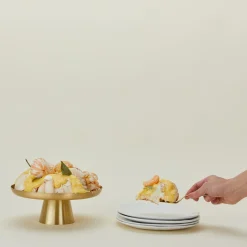 Brass Cake Server