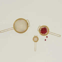 Brass Strainers, Set of 3