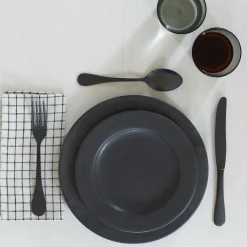 Checked Linen Napkin, Set of 4
