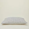Checked Linen Pillowcase