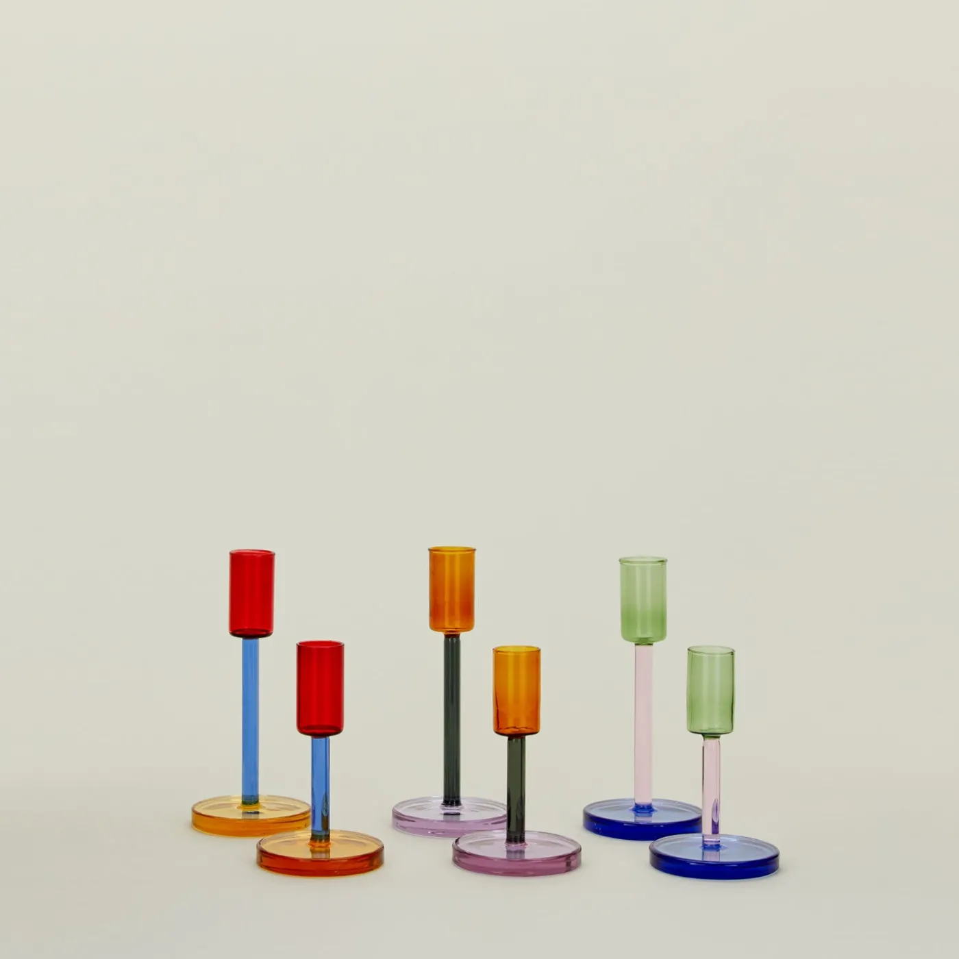 Color Block Candle Holder