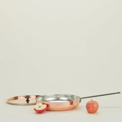 Copper Frying Pan with Lid