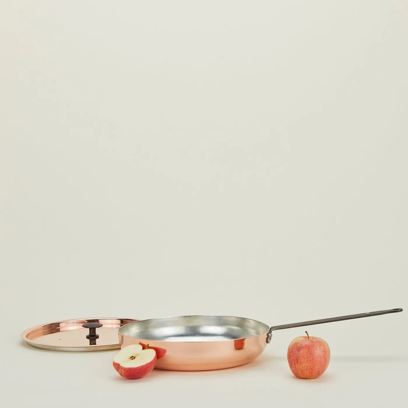 Copper Frying Pan with Lid