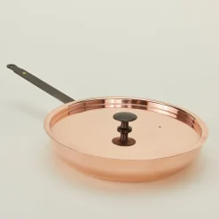 Copper Frying Pan with Lid