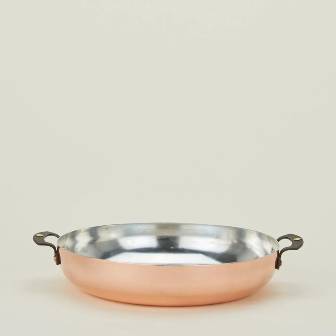 Copper Two Handled Saute Pan, 11"