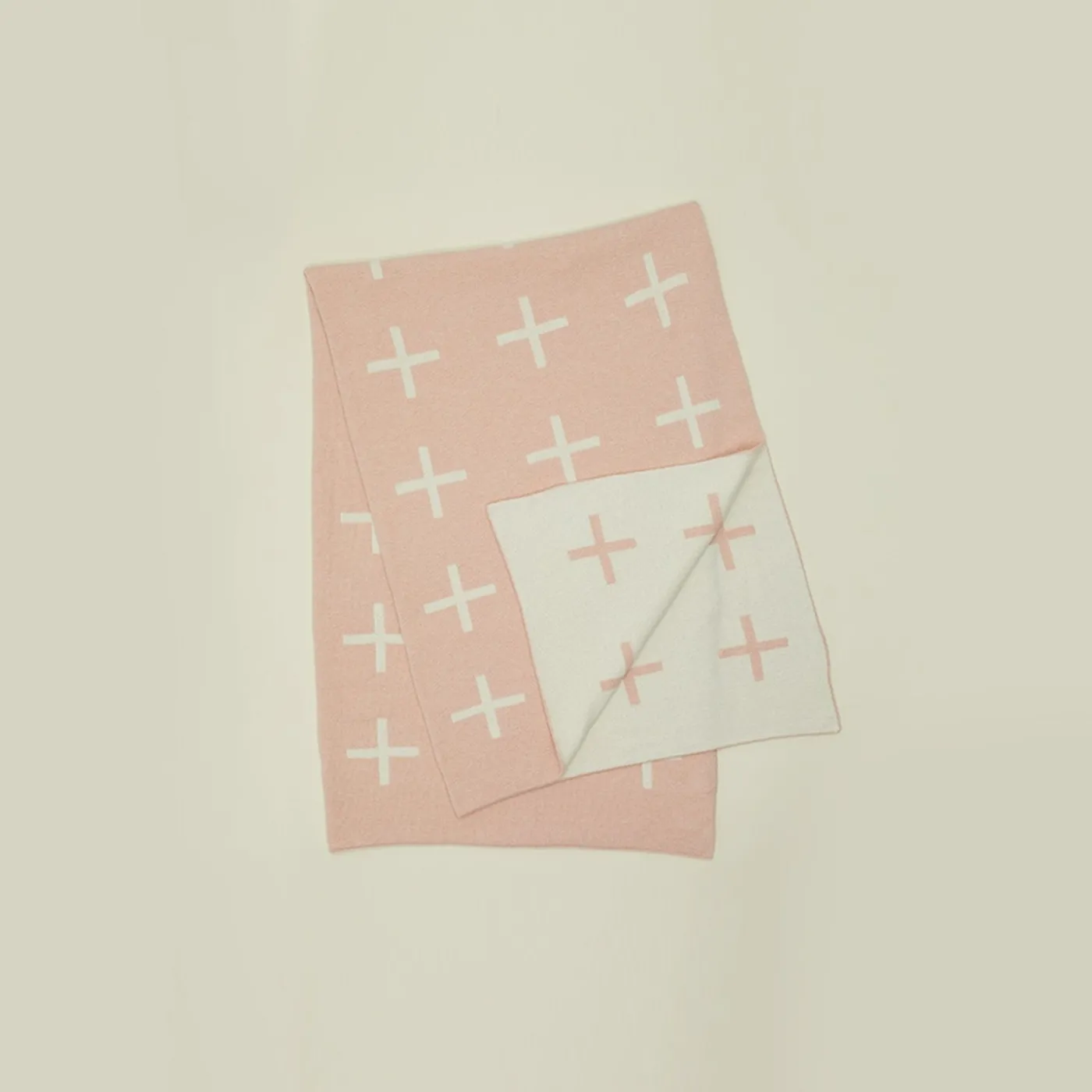 Cross Knit Throw