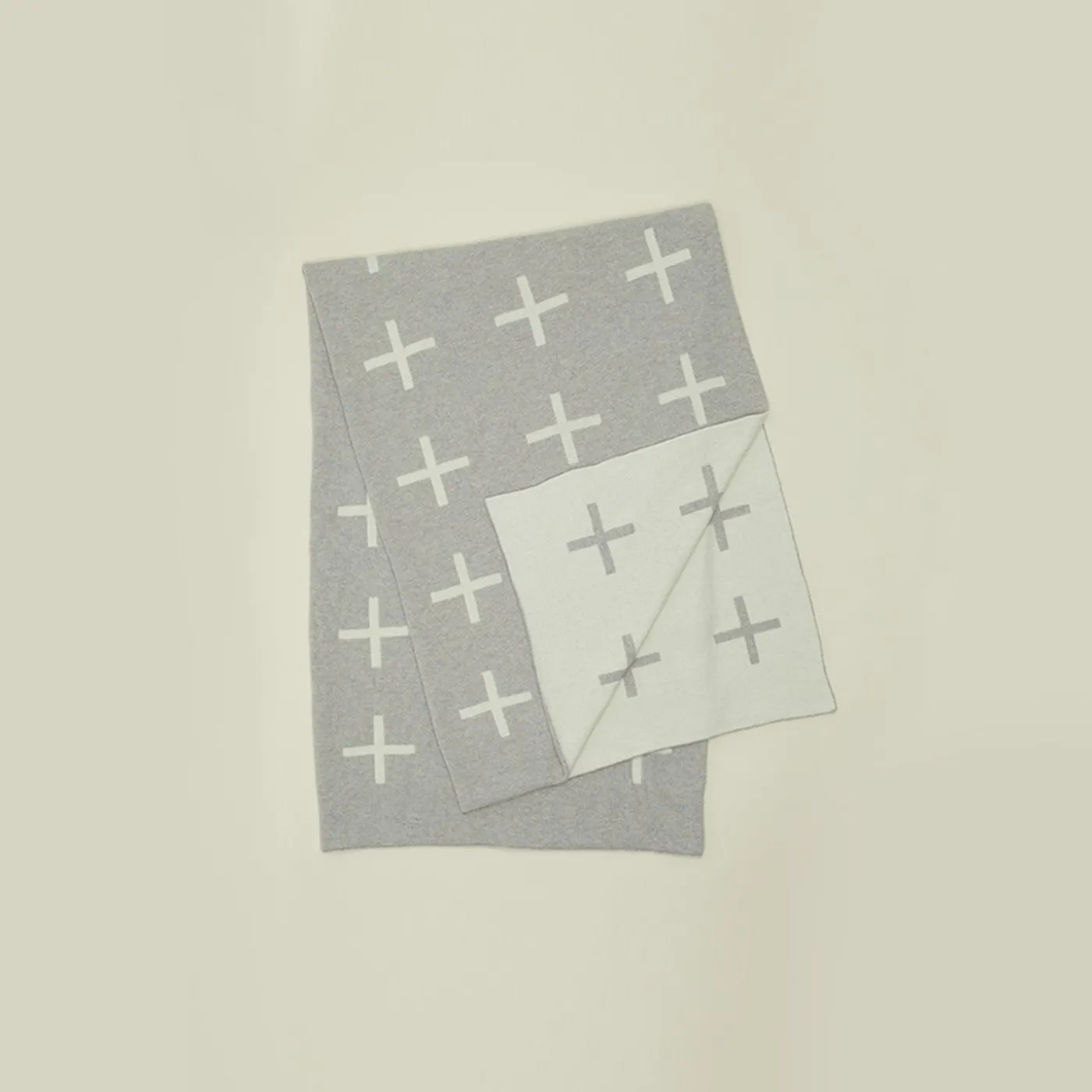 Cross Knit Throw