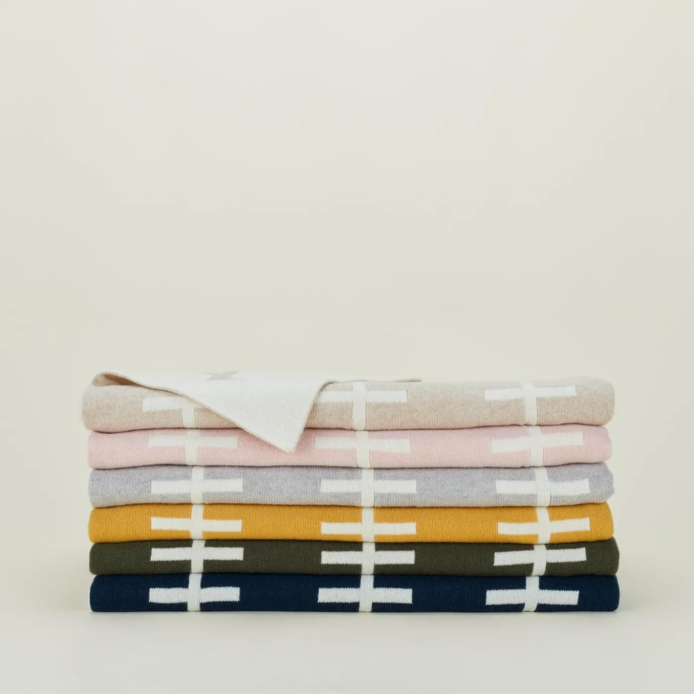 Cross Knit Throw