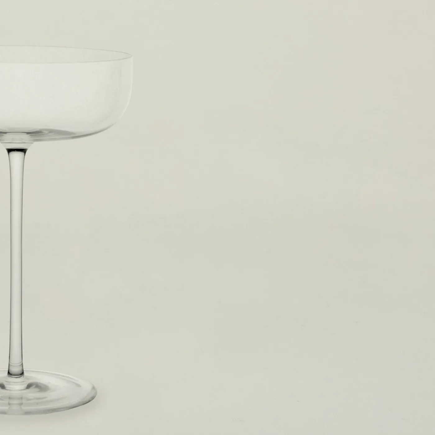 Crystalline Champagne Coupe