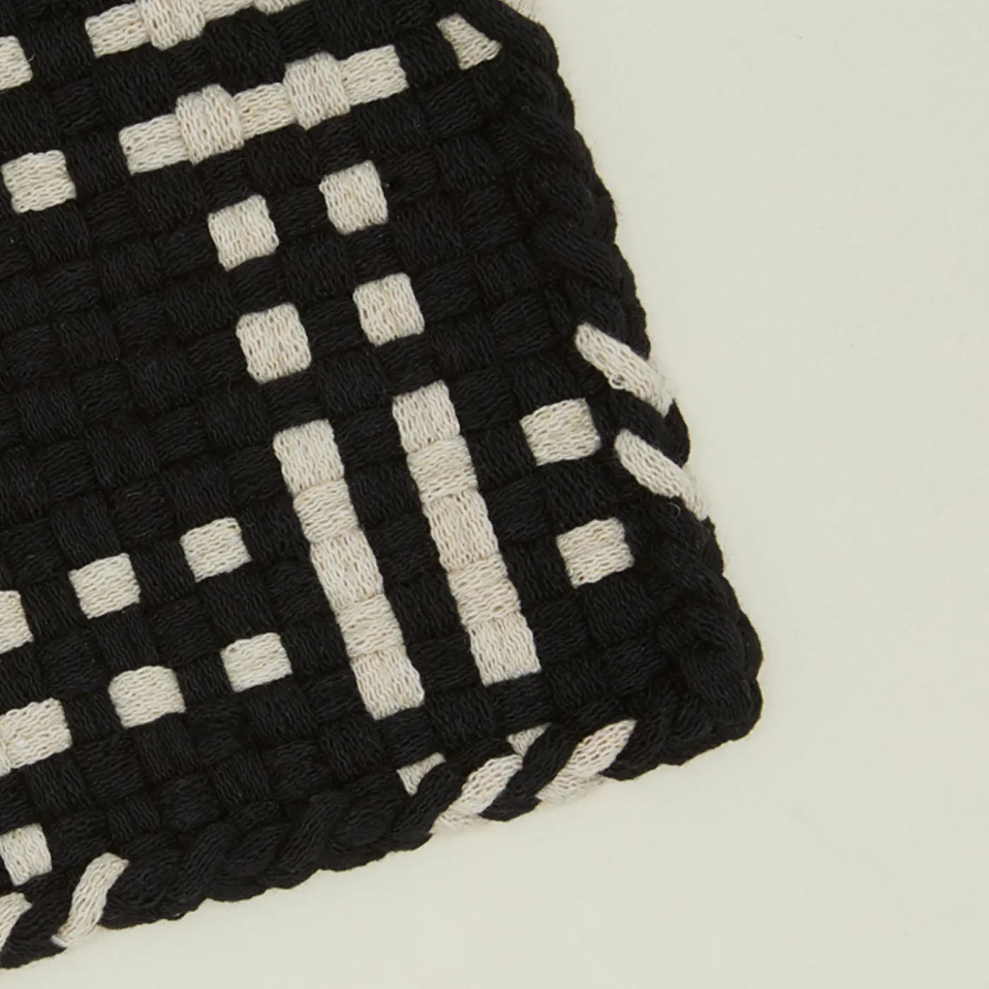 Dots + Dashes Handwoven Pot Holder