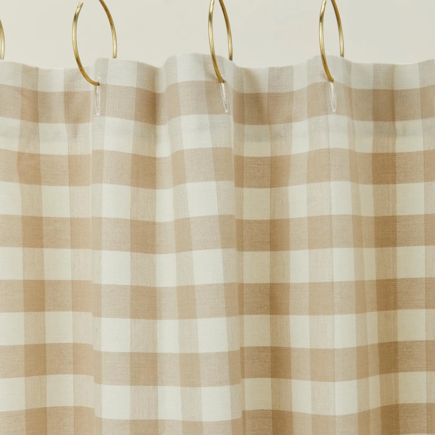 Essential Gingham Shower Curtain
