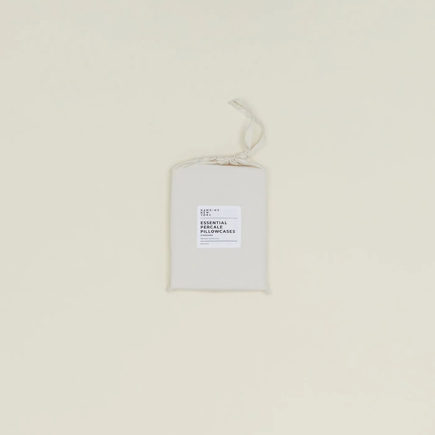 Essential Percale Pillowcases, Set of 2