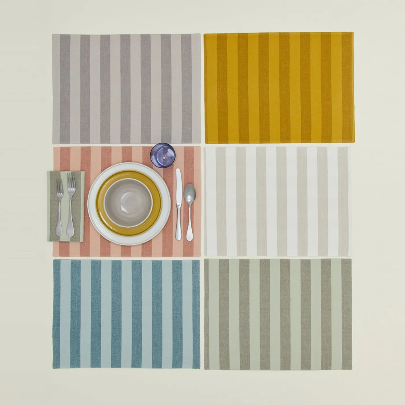 Essential Striped Placemat, Set of 4