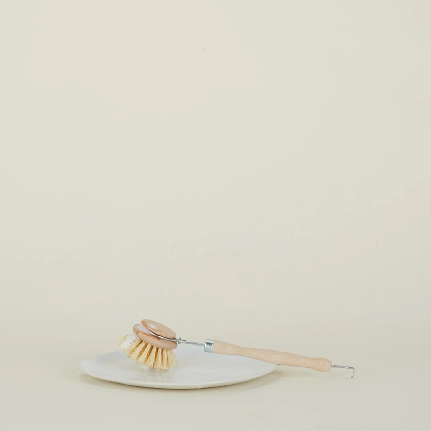Essential Wood Handled Scrubber + Replacement Brush