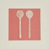 Flow Resin Salad Servers