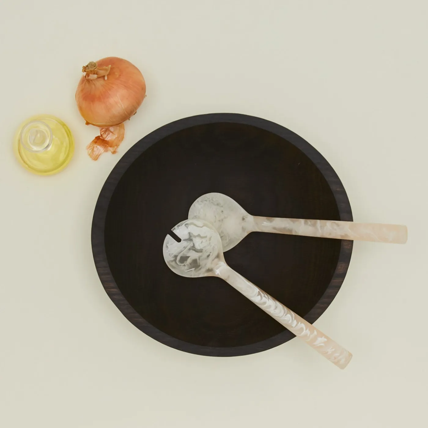 Flow Resin Salad Servers
