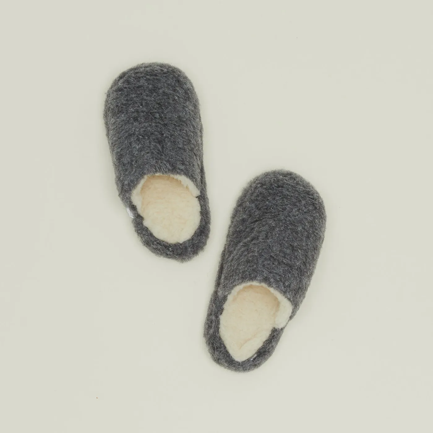 Fuzzy Wool Slippers