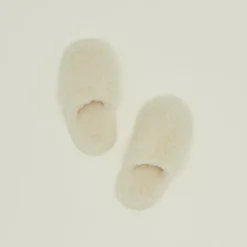 Fuzzy Wool Slippers