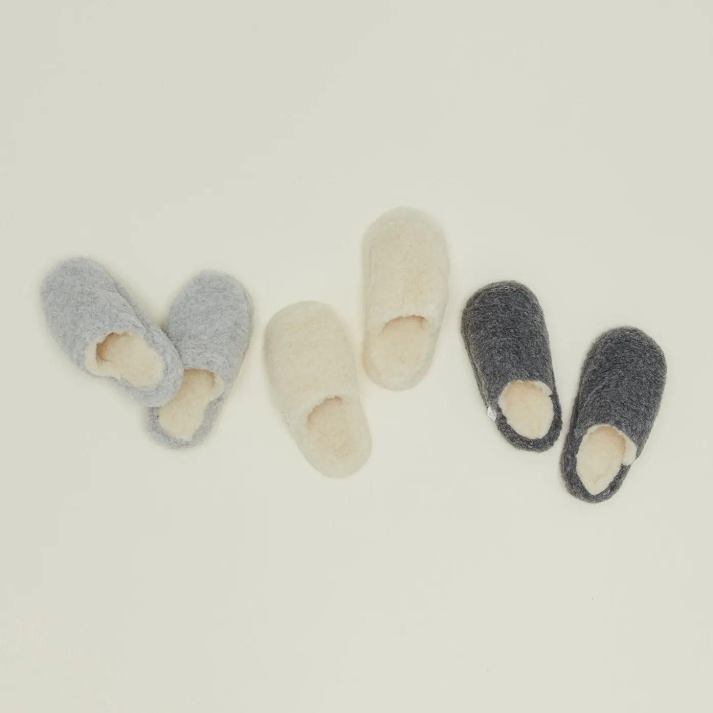 Fuzzy Wool Slippers