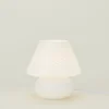 Glass Large Mushroom Lamp