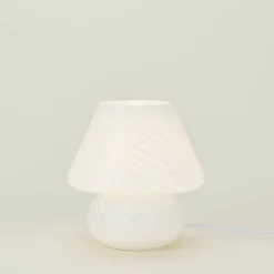 Glass Large Mushroom Lamp