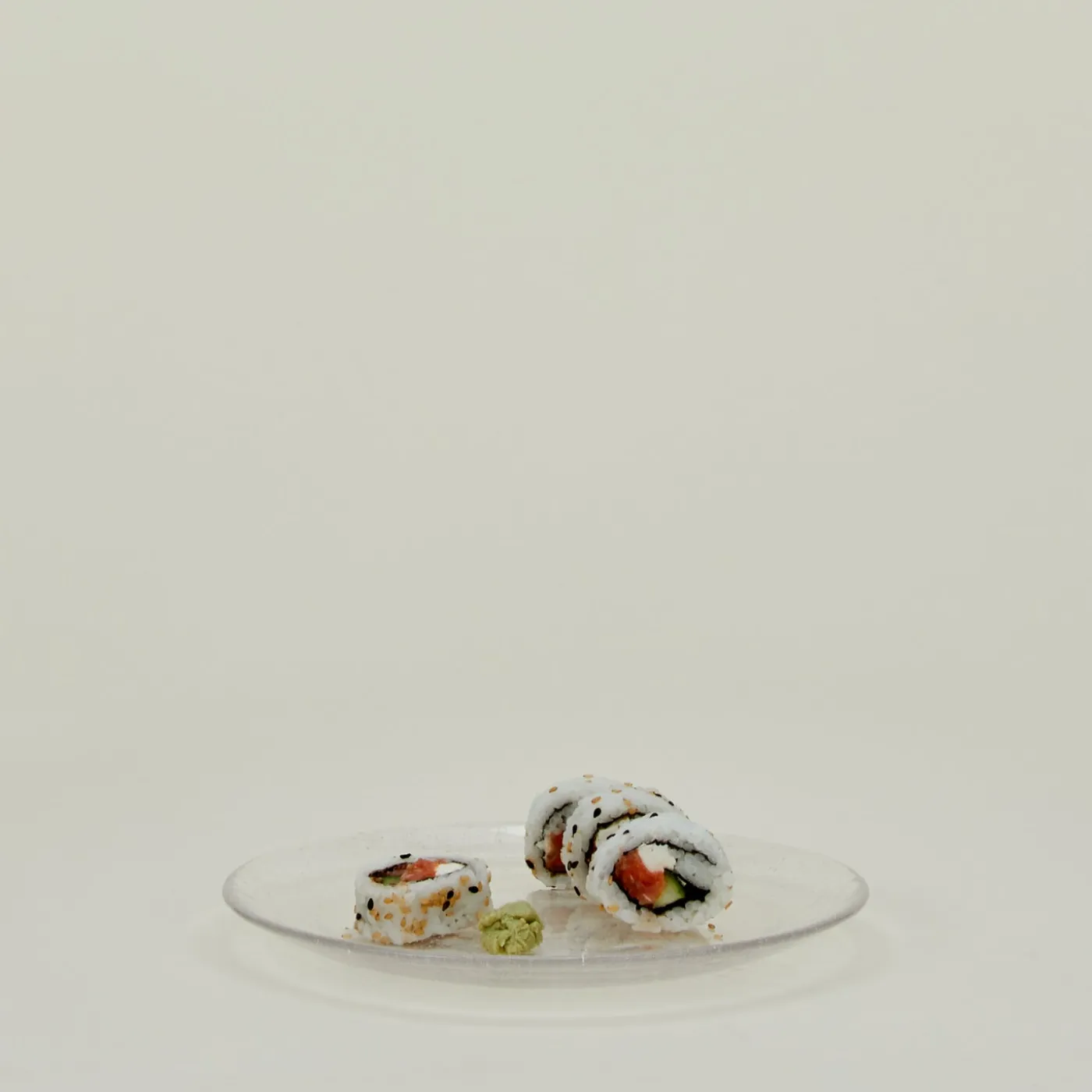 Glass Salad Plate