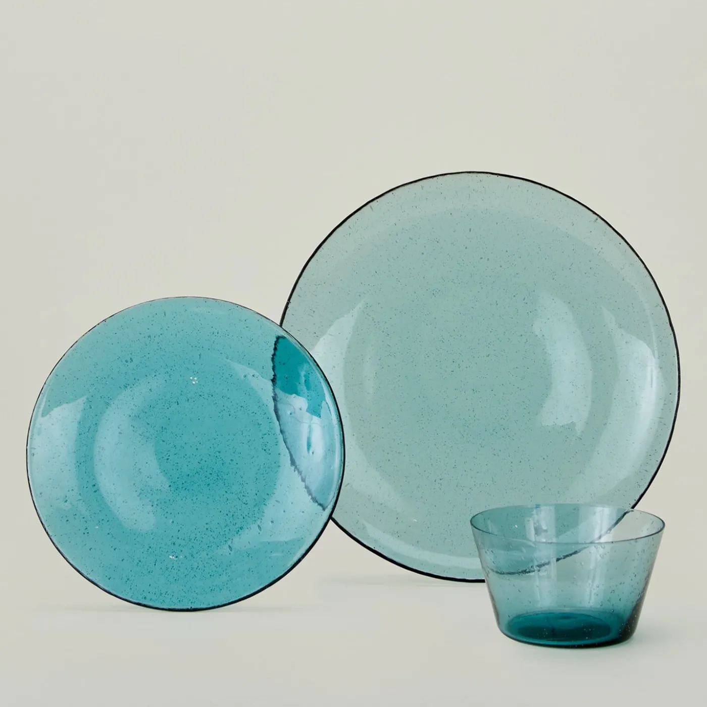 Glass Salad Plate