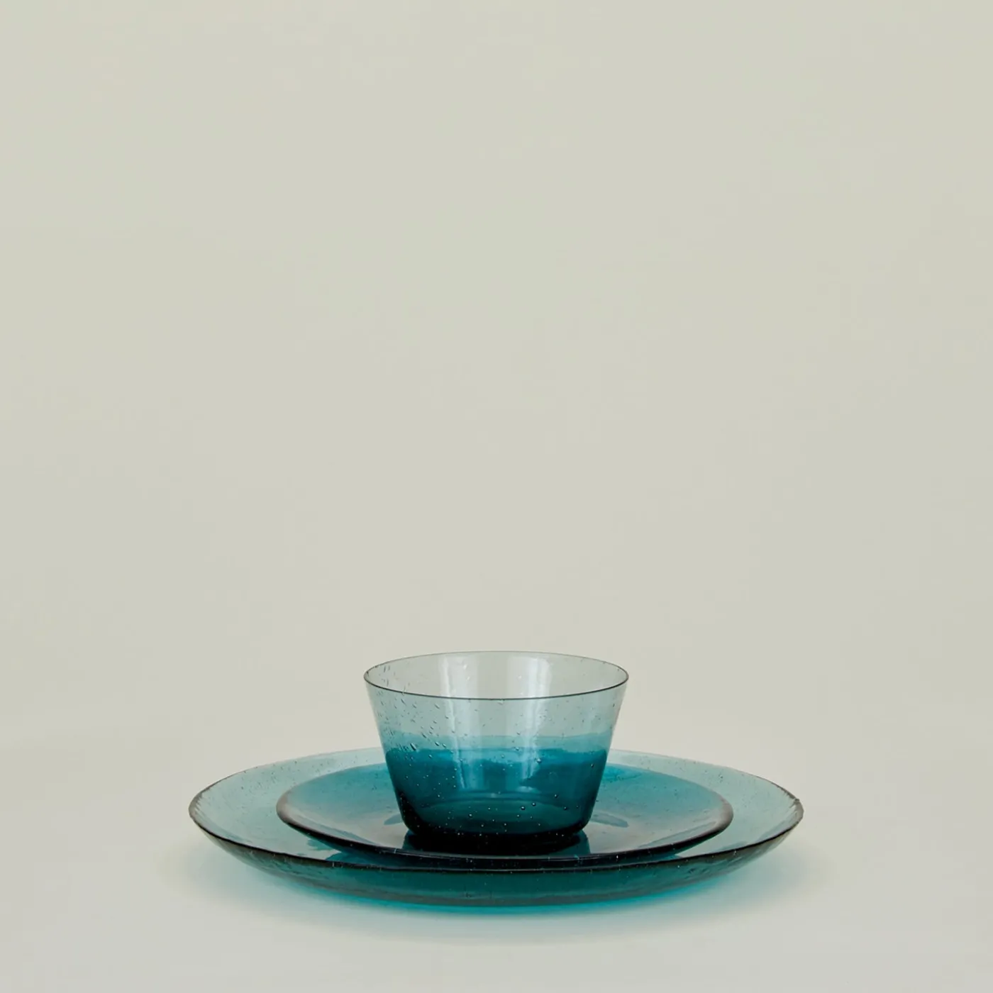 Glass Salad Plate