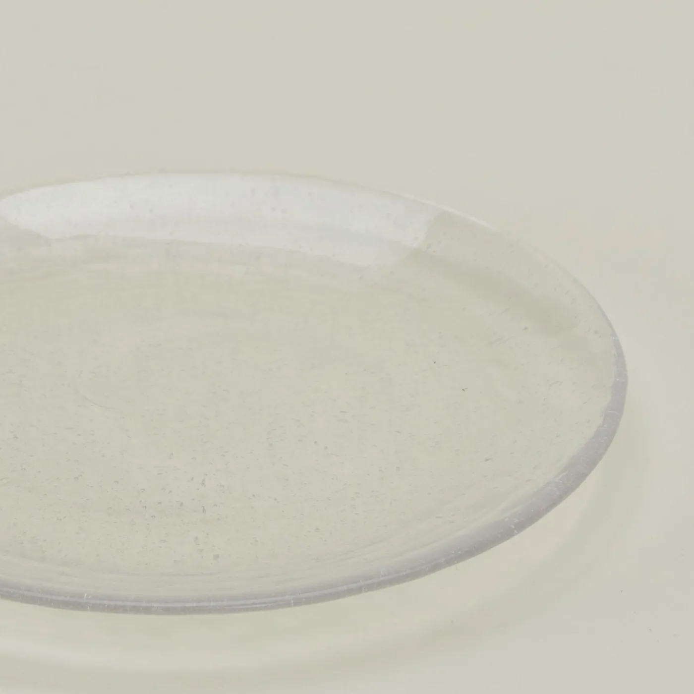 Glass Salad Plate