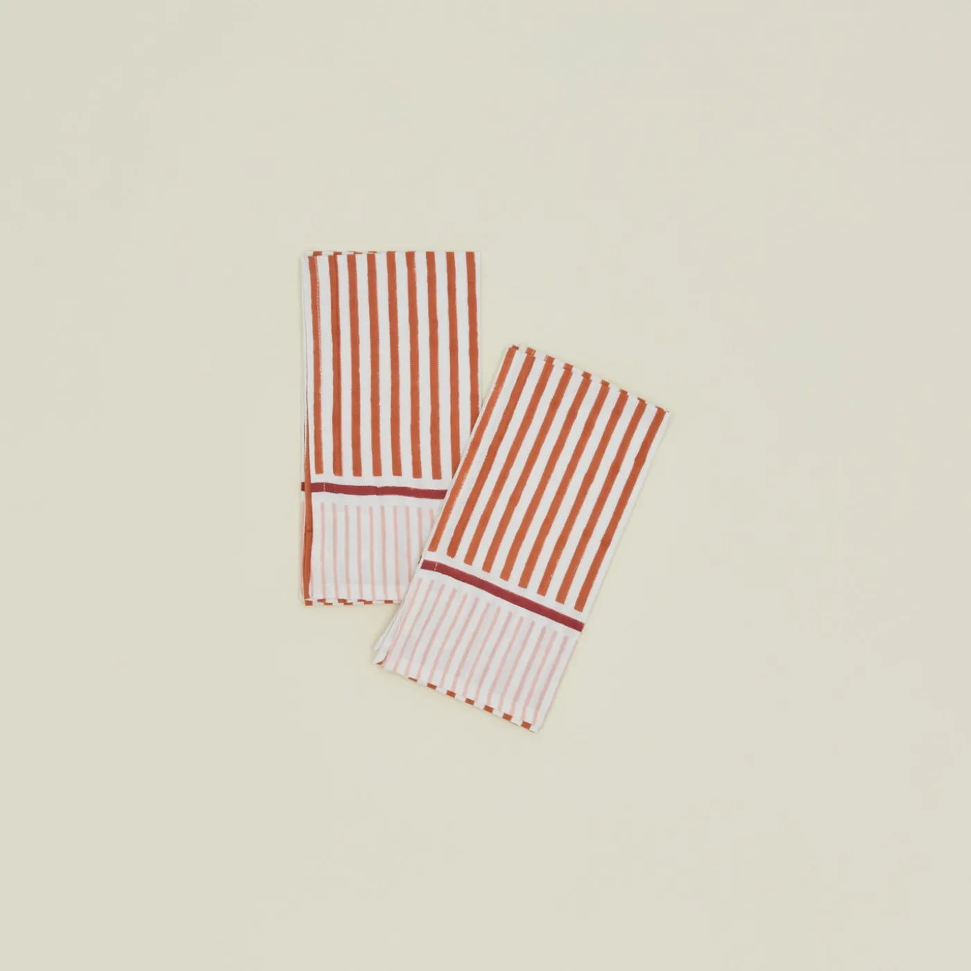 Hand Block Crossroads Napkin, Set of 2