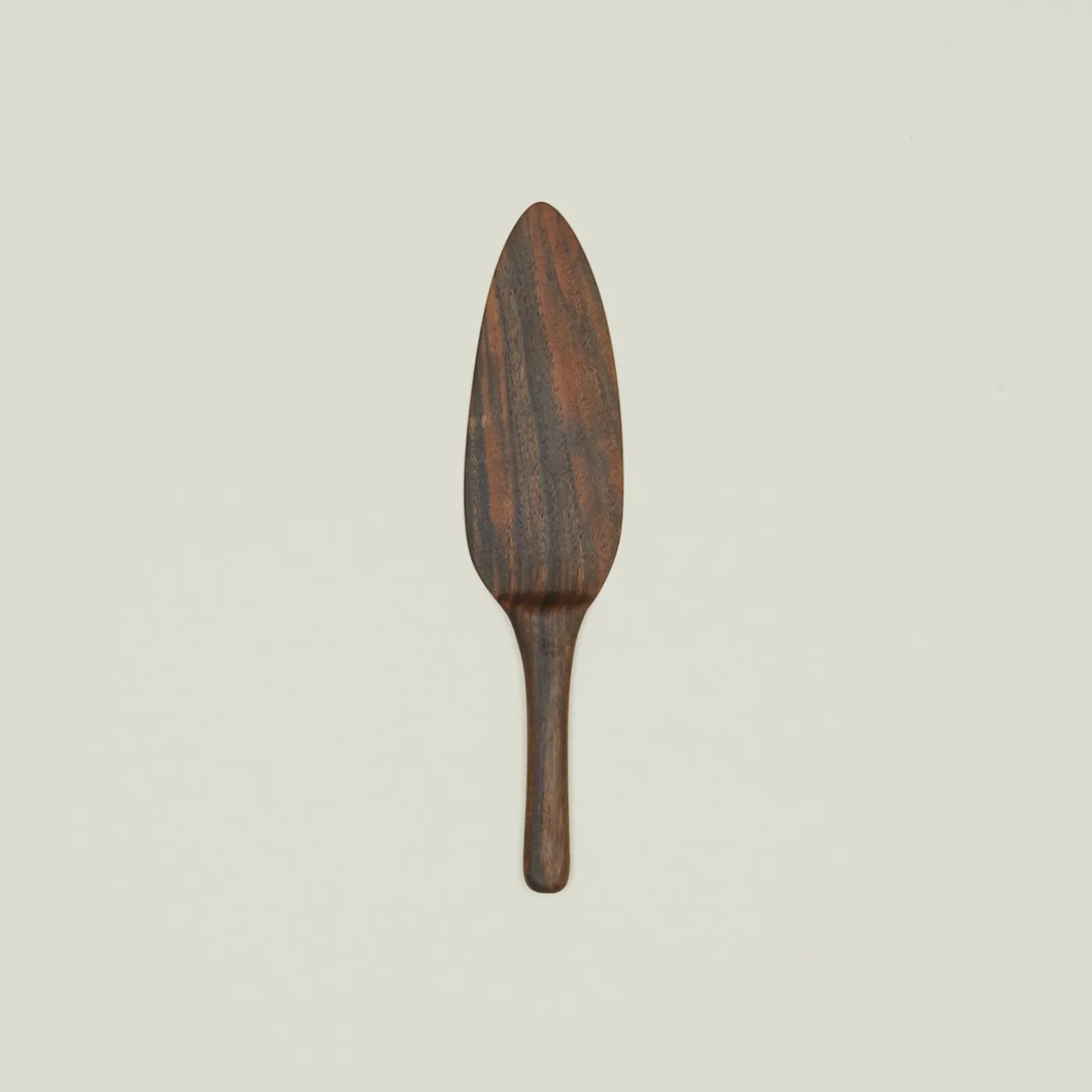 Hand Carved Walnut Pie Server