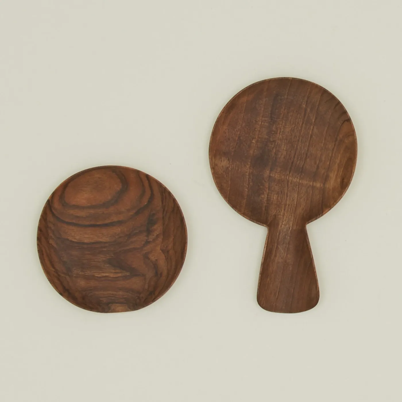 Hand Carved Walnut Spoon Rest