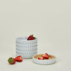 Individual Round Tart Dish, Set of 6