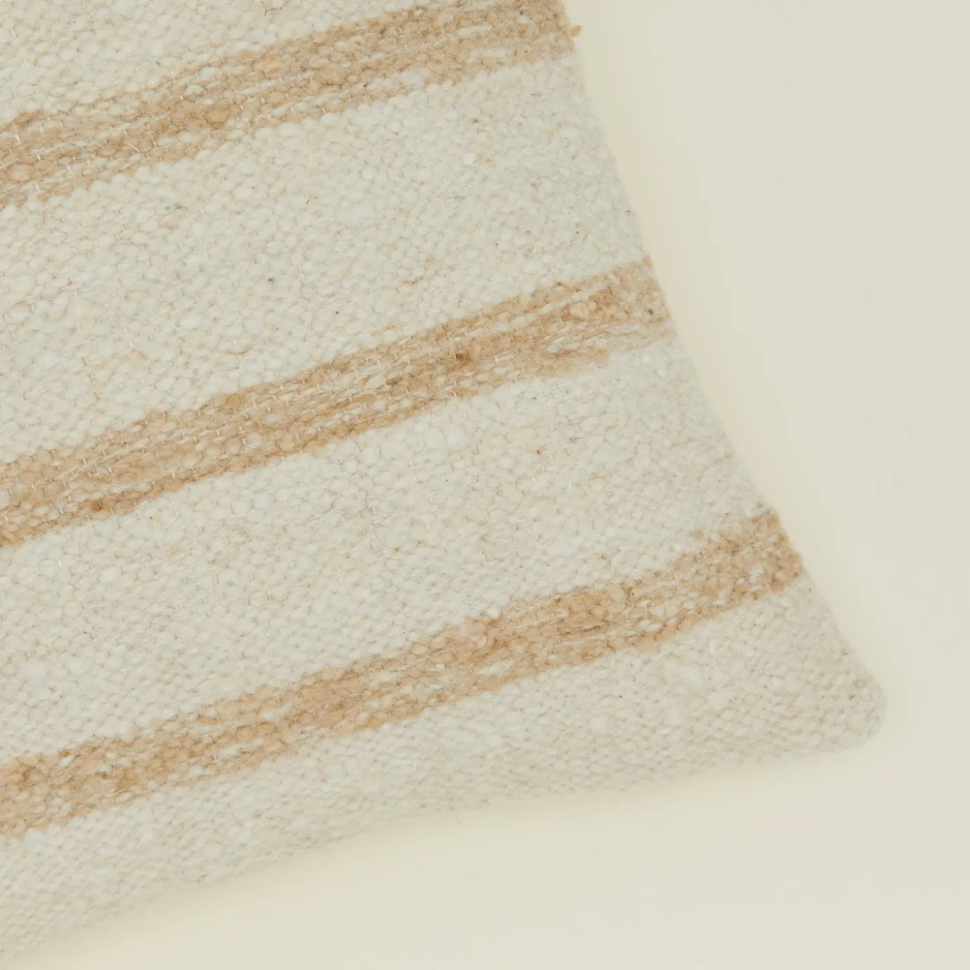 Linear Wool Pillow Cover