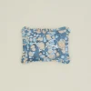Marbled Cotton Ruffled Pillow Cover