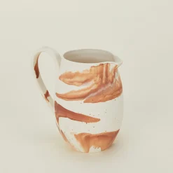 Marbled Stoneware Pitcher