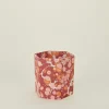 Marbleized Hexagon Wastebasket
