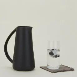 Minimal Stoneware Pitcher