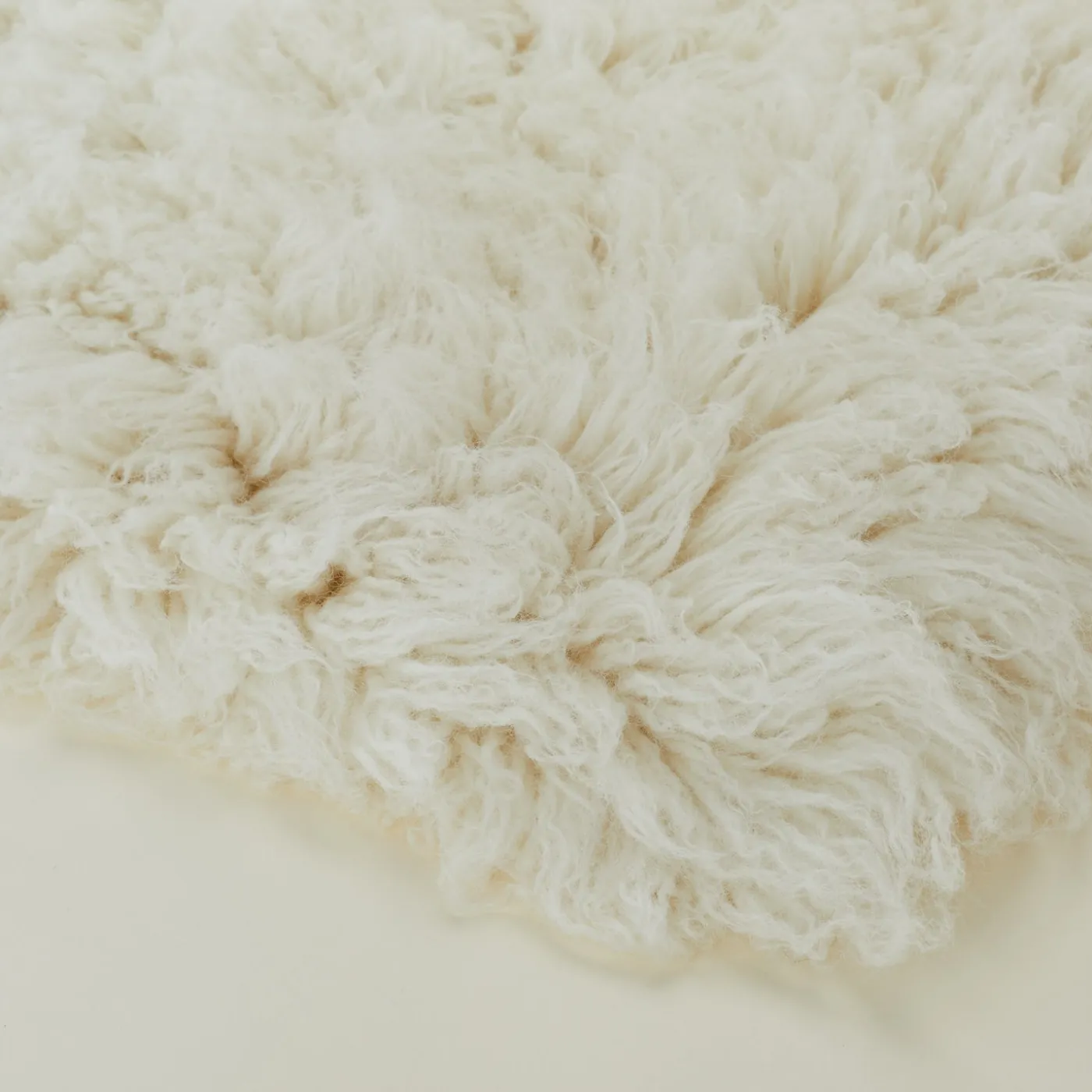 Natural Flokati Rug