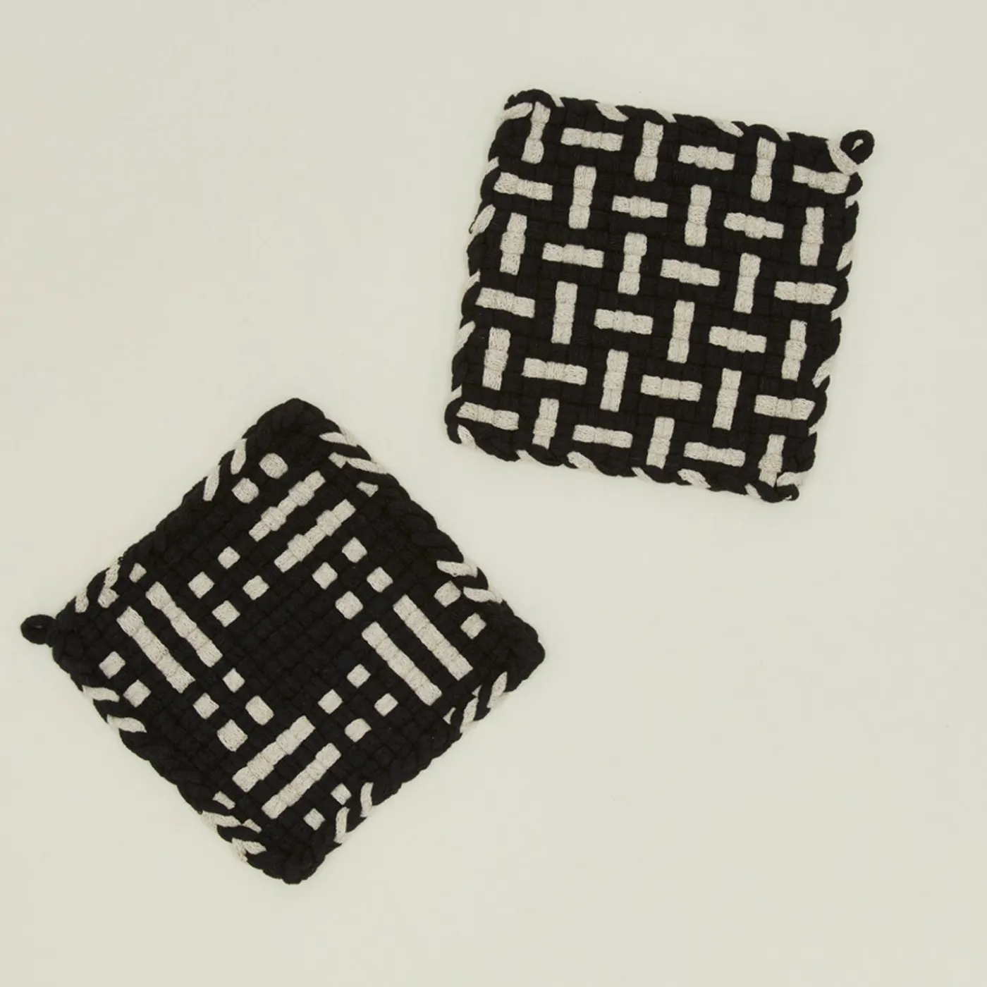 Parquet Handwoven Pot Holder